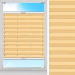 Plissee Budget, Beige, lichtdurchlässig & blickdicht