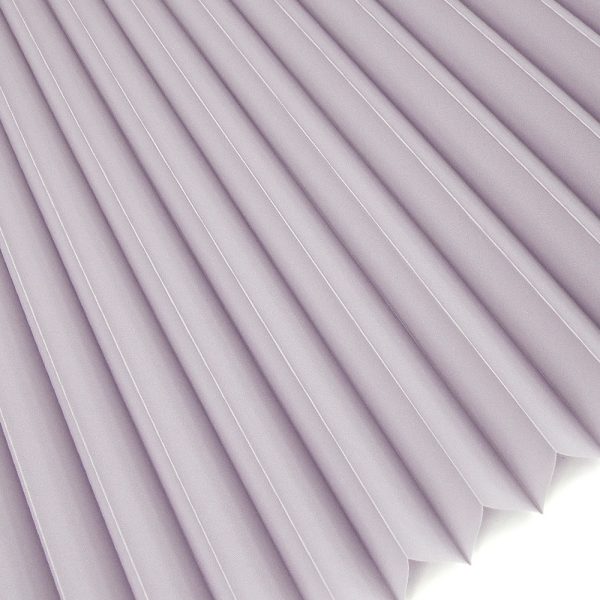 Plissee Luna, Violett, lichtdurchlässig + blickdicht, Hitzeschutz