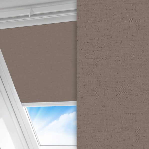Dachfenster Rollo Gaya, beige, komplett verdunkelnd, feucht abwischbar