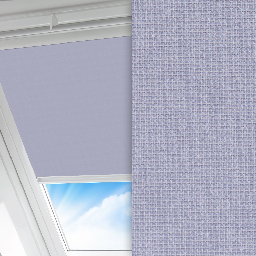 Dachfenster Rollo Prima, Violett, lichtdurchlässig & blickdicht, feucht abwischbar