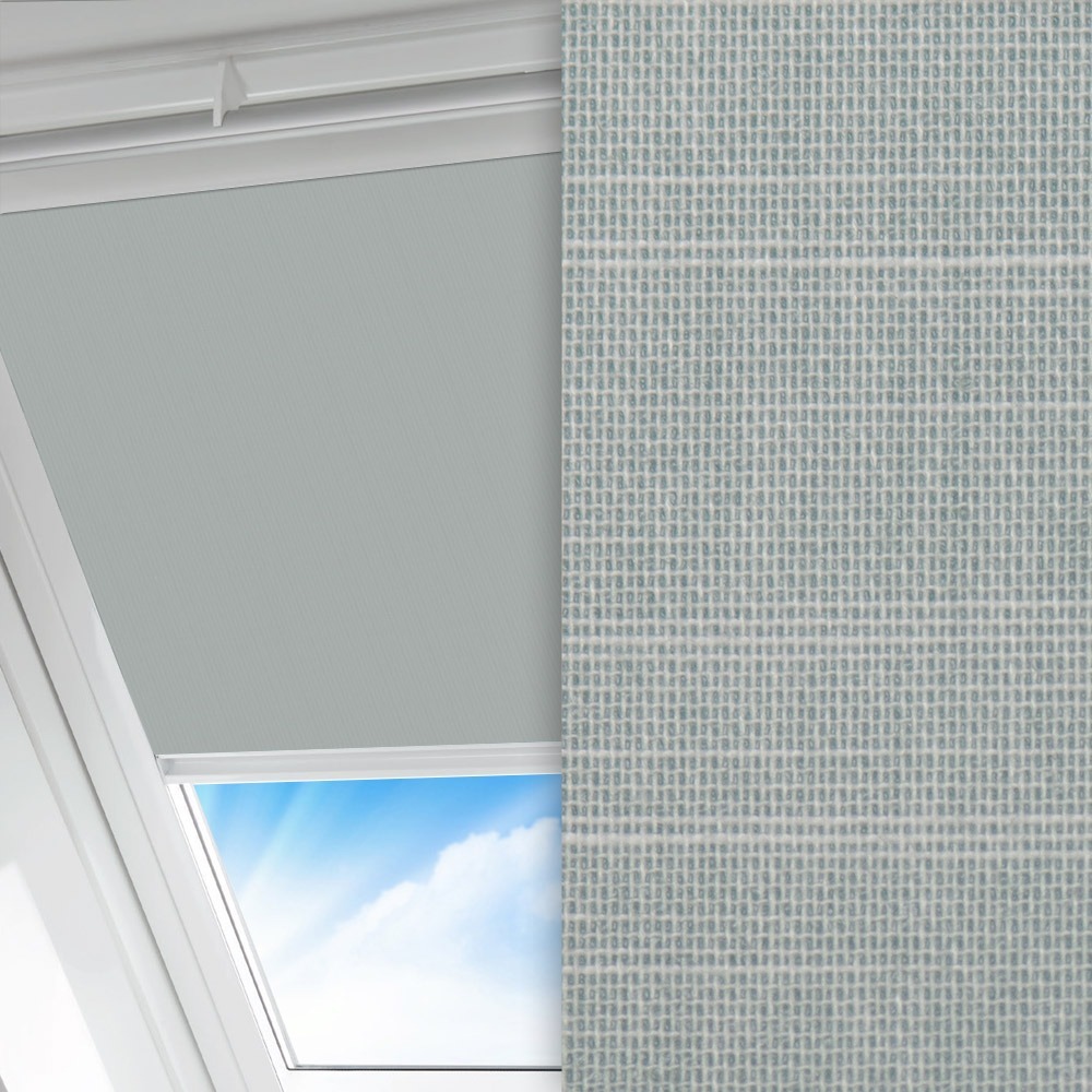 Dachfenster Rollo Prima Clara, mint, lichtdurchlässig & blickdicht, feucht abwischbar