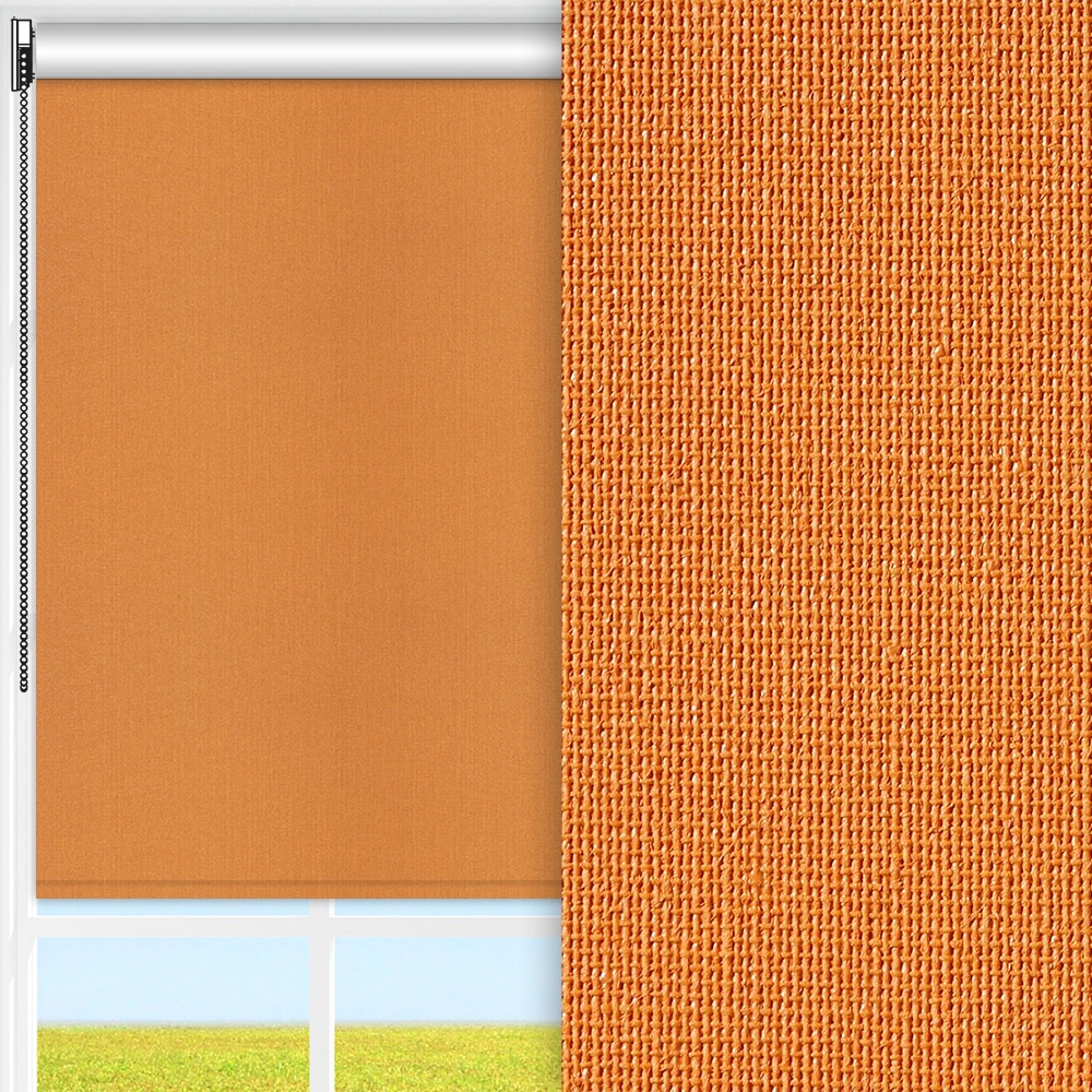 Rollo Succo, orange, komplett verdunkelnd, feucht abwischbar