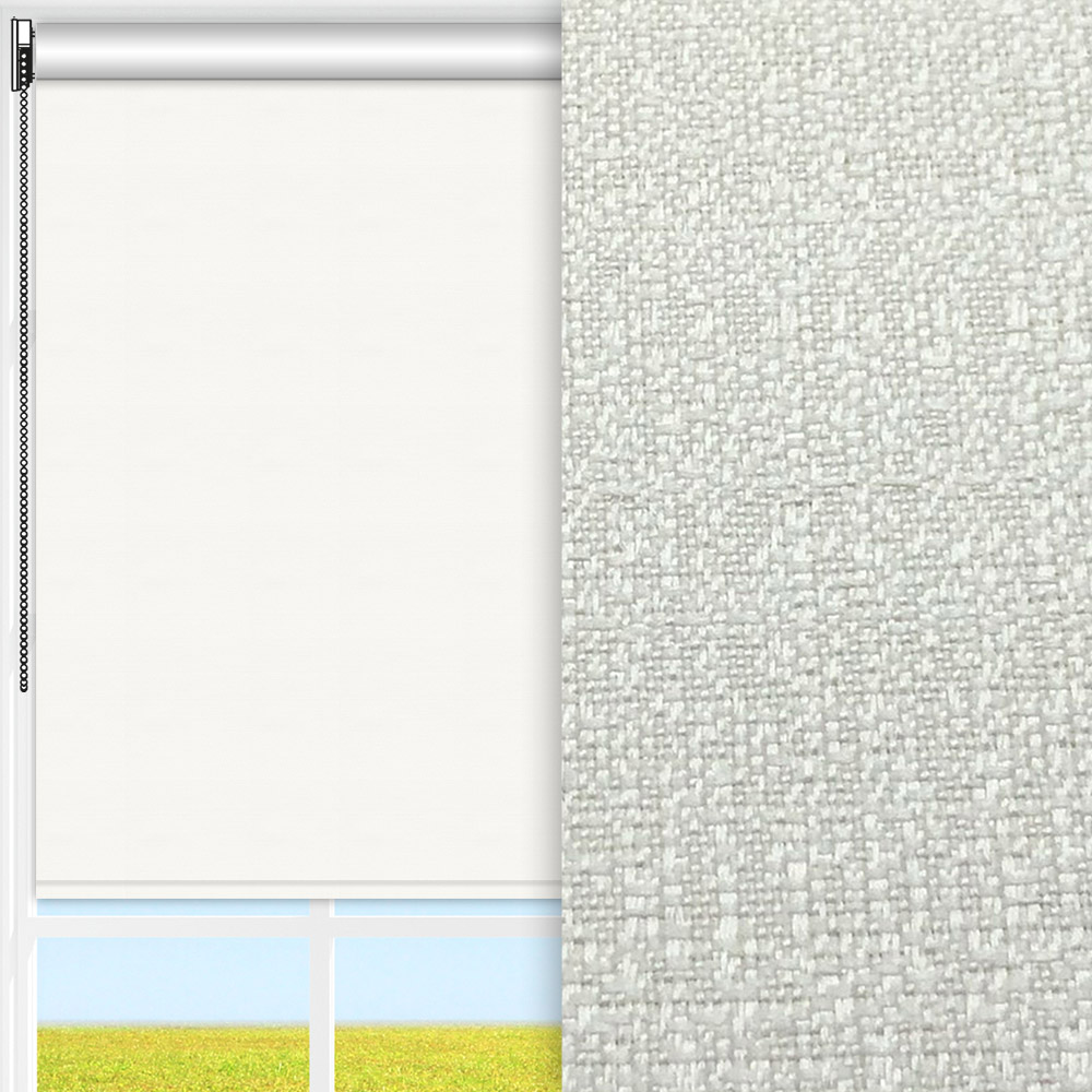 Rollo Mur, creme, lichtdurchlässig & blickdicht, feucht abwischbar, creme glänzend