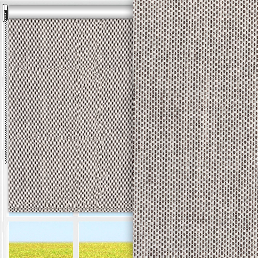 Rollo Lena, beige, komplett verdunkelnd, feucht abwischbar