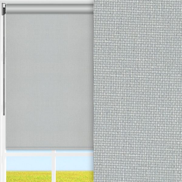 Rollo Prima Hot, grau, lichtdurchlässig & blickdicht, feucht abwischbar