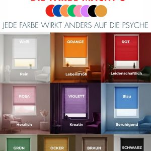 Farbige Stoffe im Sichtschutz – wie Farben Räume wirklich verändern